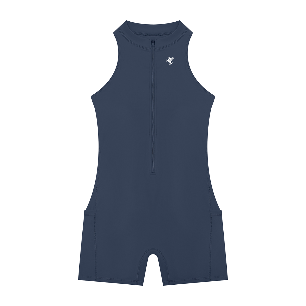 GAFAUDI Women’s Quarter-Zip Yoga Romper