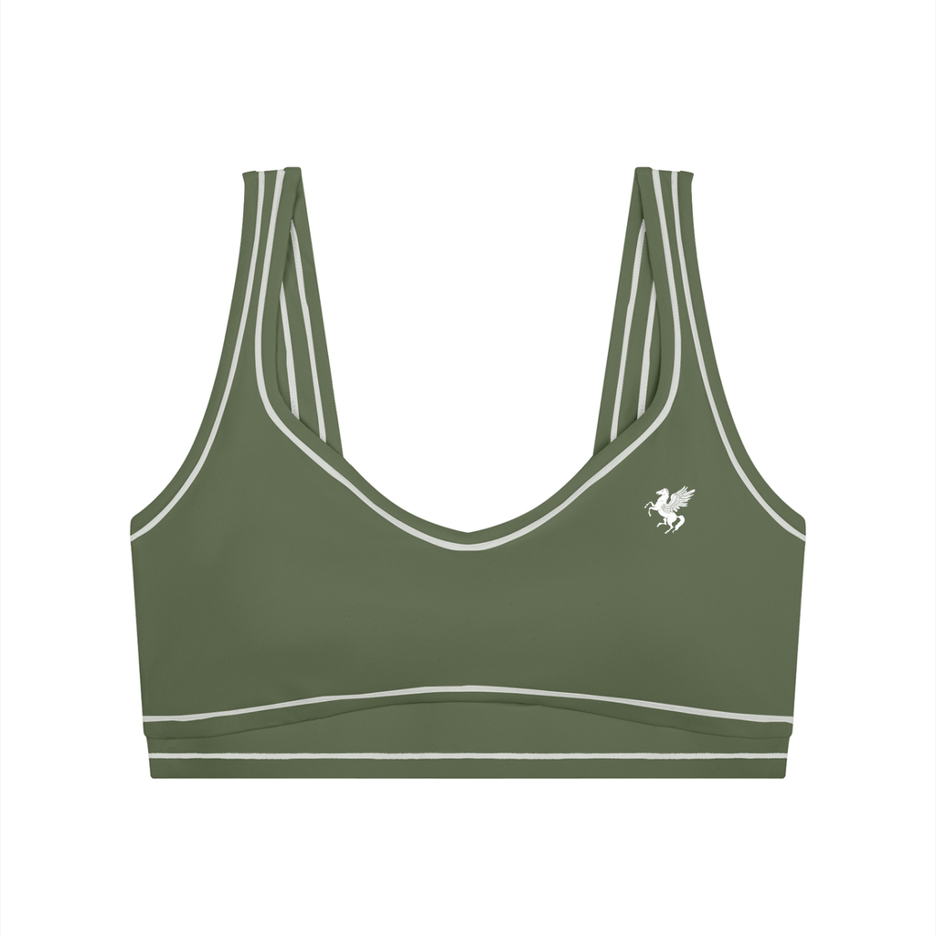 GAFAUDI Women’s Topstitching Yoga Sports Bra