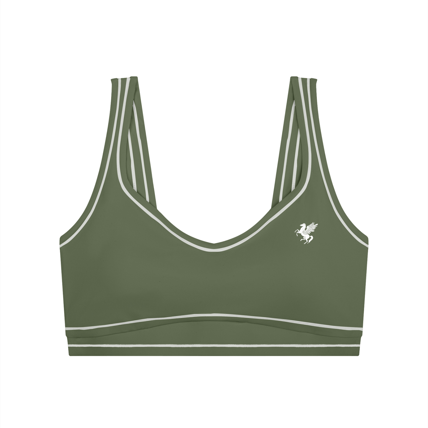 GAFAUDI Women’s Topstitching Yoga Sports Bra