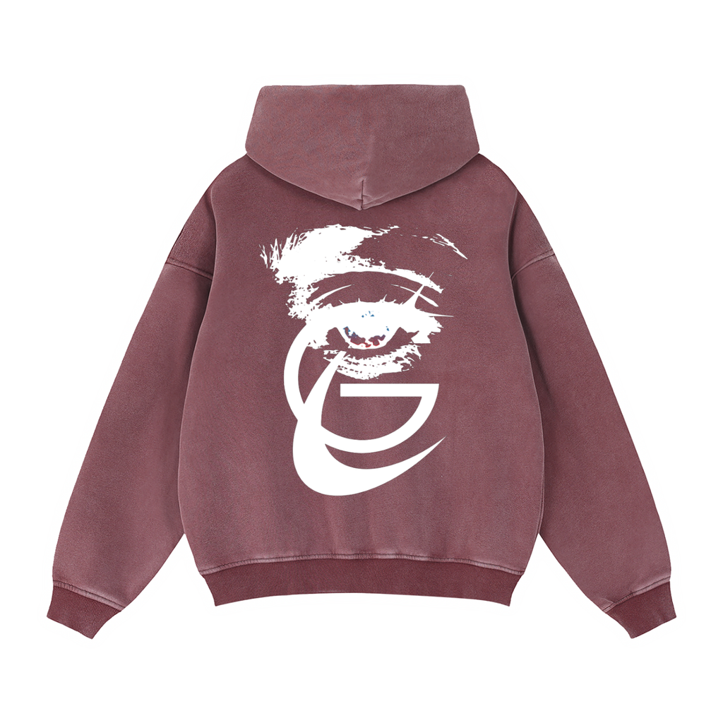 GAFAUDI Zip-Through Boxy Fleece Hoodie