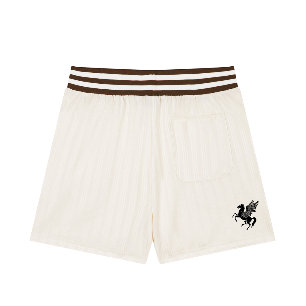 GAFAUDI Unisex Striped Drawstring Shorts