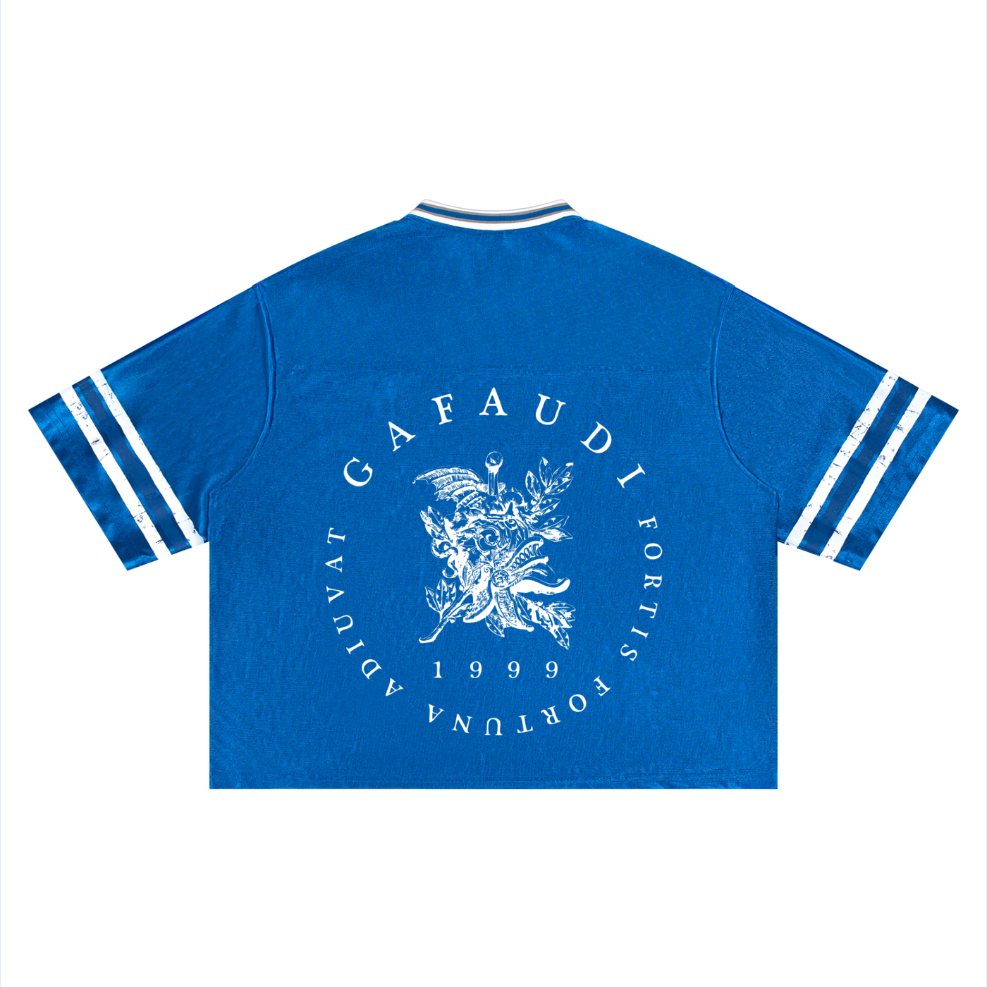 GAFAUDI Unisex Boxy Striped Soccer Jersey
