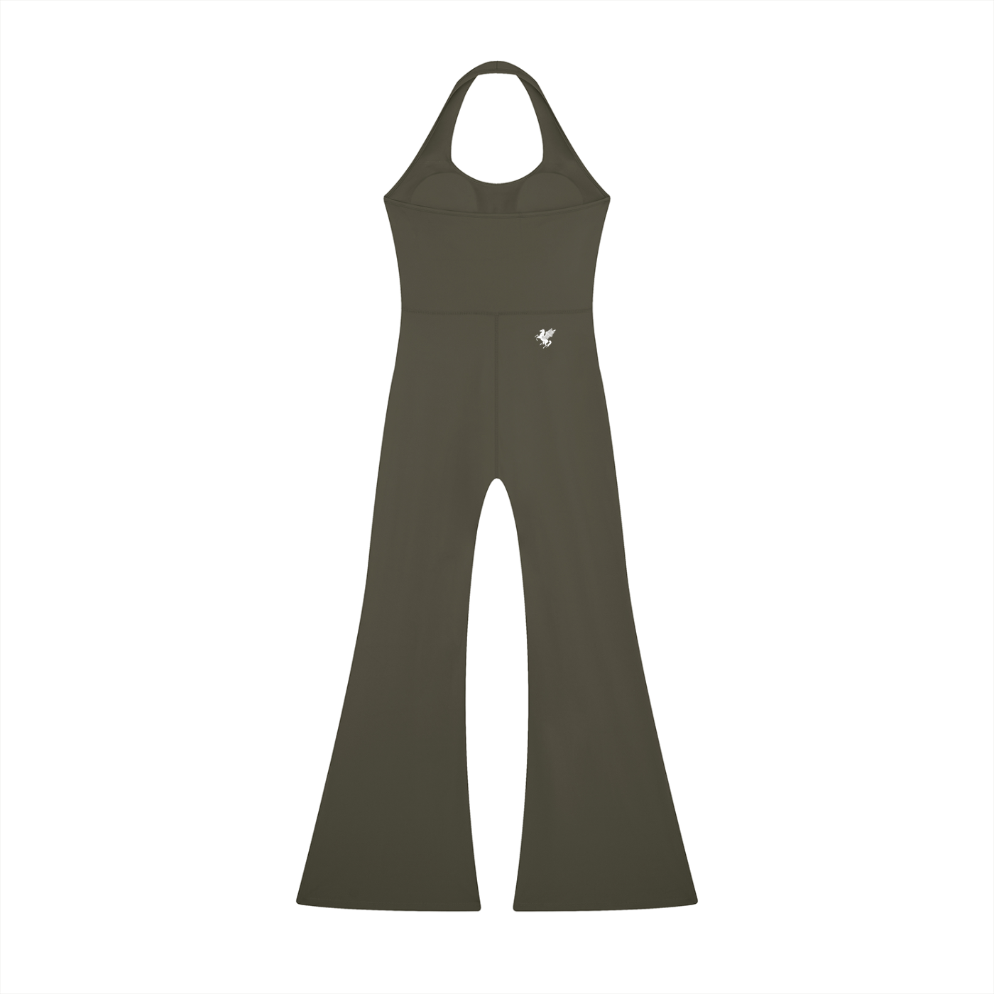 GAFAUDI Women’s Halter Flared Jumpsuit