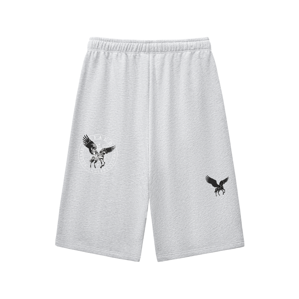 Relaxed Drawstring Three-quarter Sweatpants