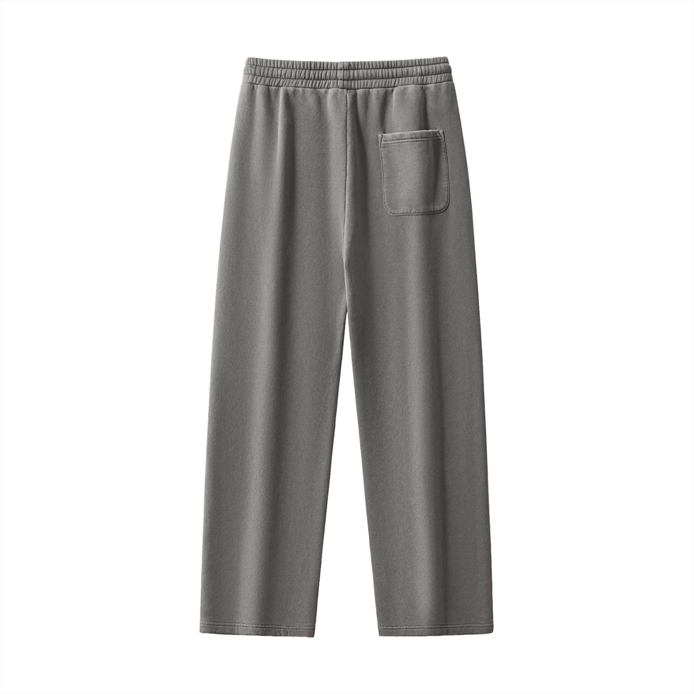 GAFAUDI Frayed Enzyme Washed Fleece Sweatpants
