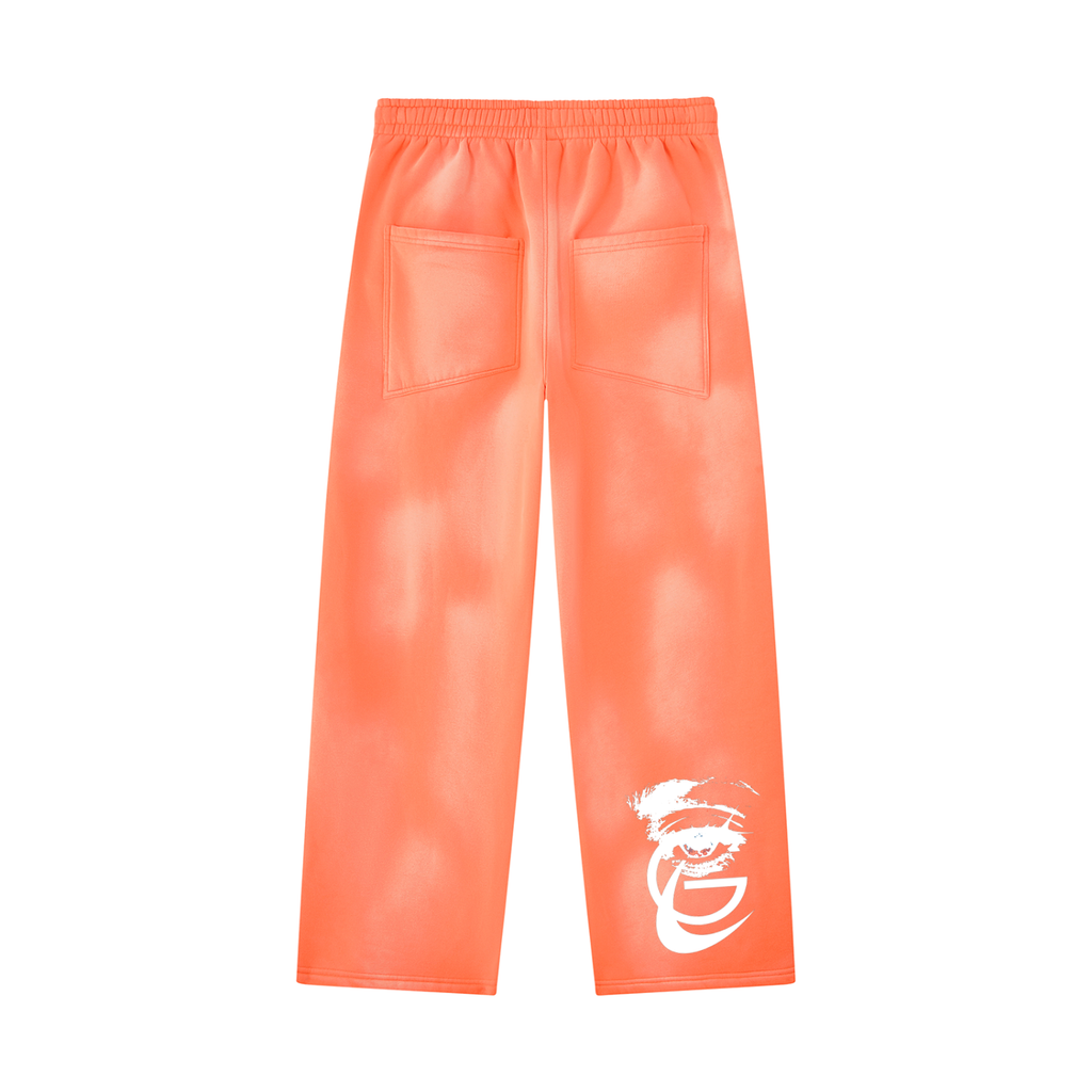 Unisex Sunfade Wide Leg Fleece Sweatpants