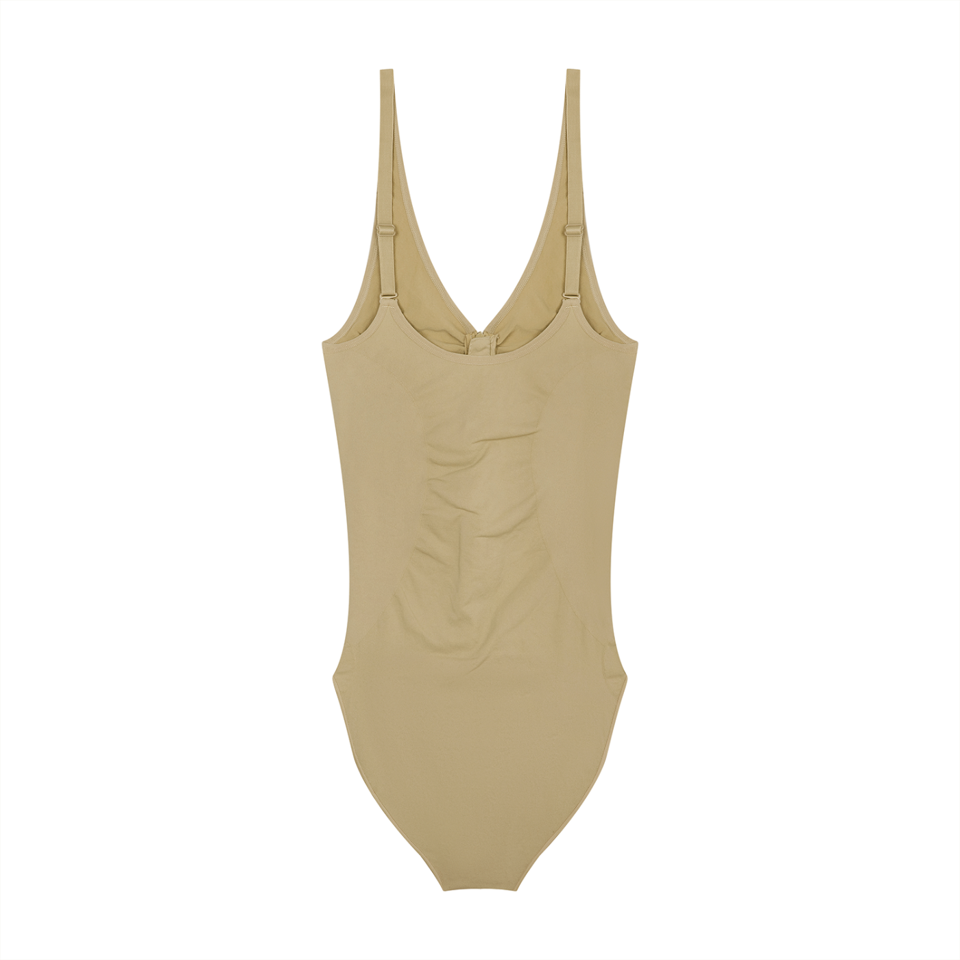 GAFAUDI Women’s Full-Zip Ruched Bodysuit