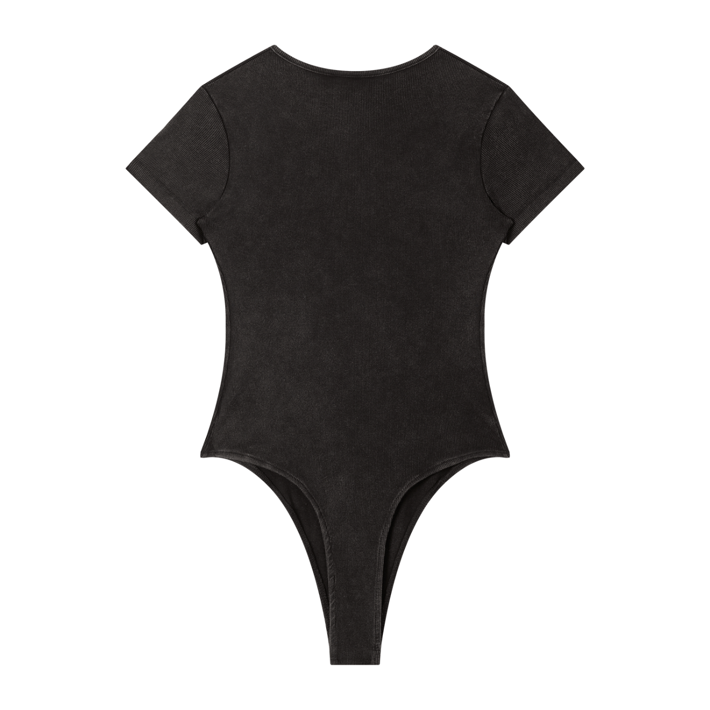 GAFAUDI Women's Mineral Wash Crewneck Bodysuit