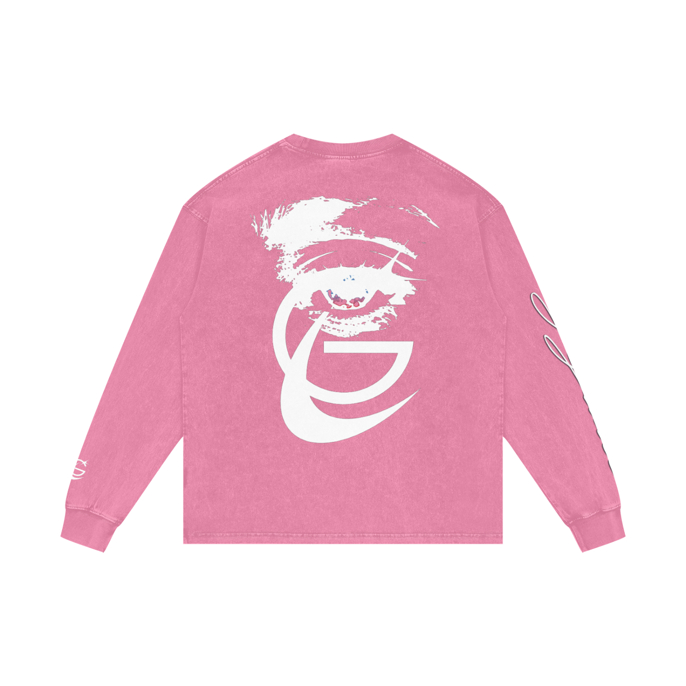 GAFAUDI "Stella Nova" Acid Wash Oversize Long Sleeve T-Shirt