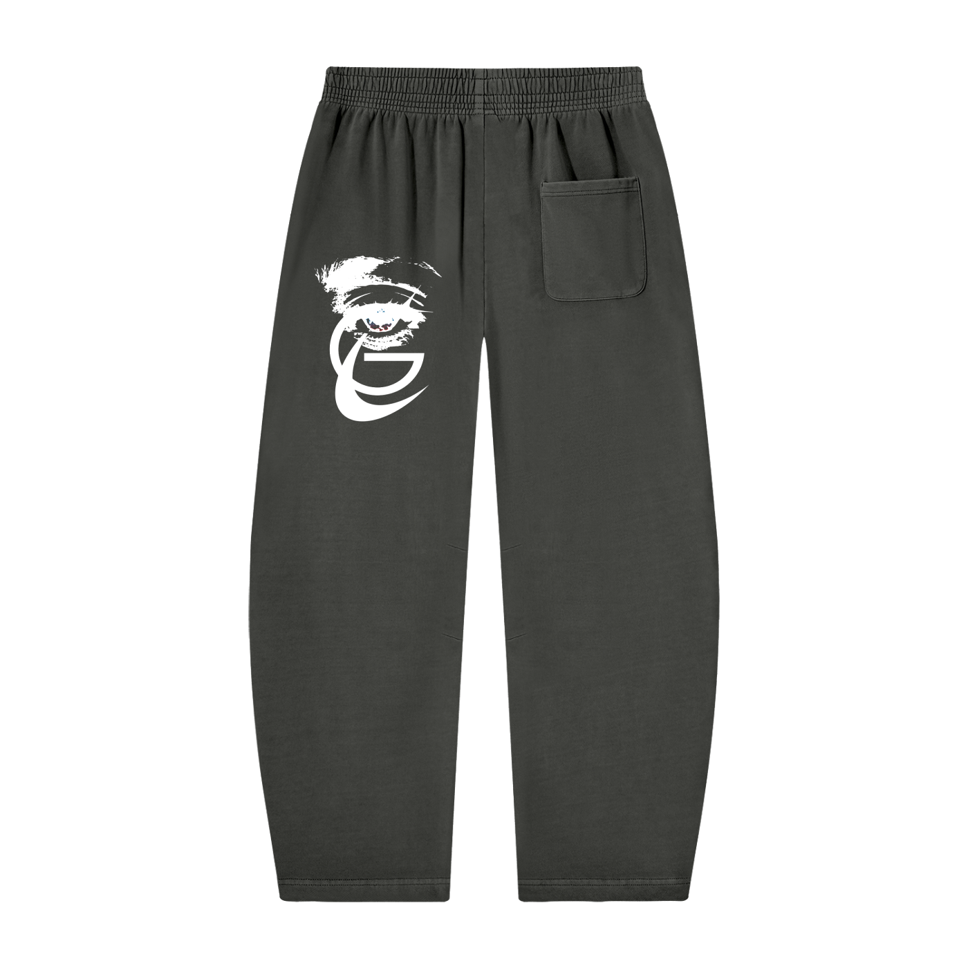 GAFAUDI Unisex Vintage Washed Barrel Leg Sweatpants