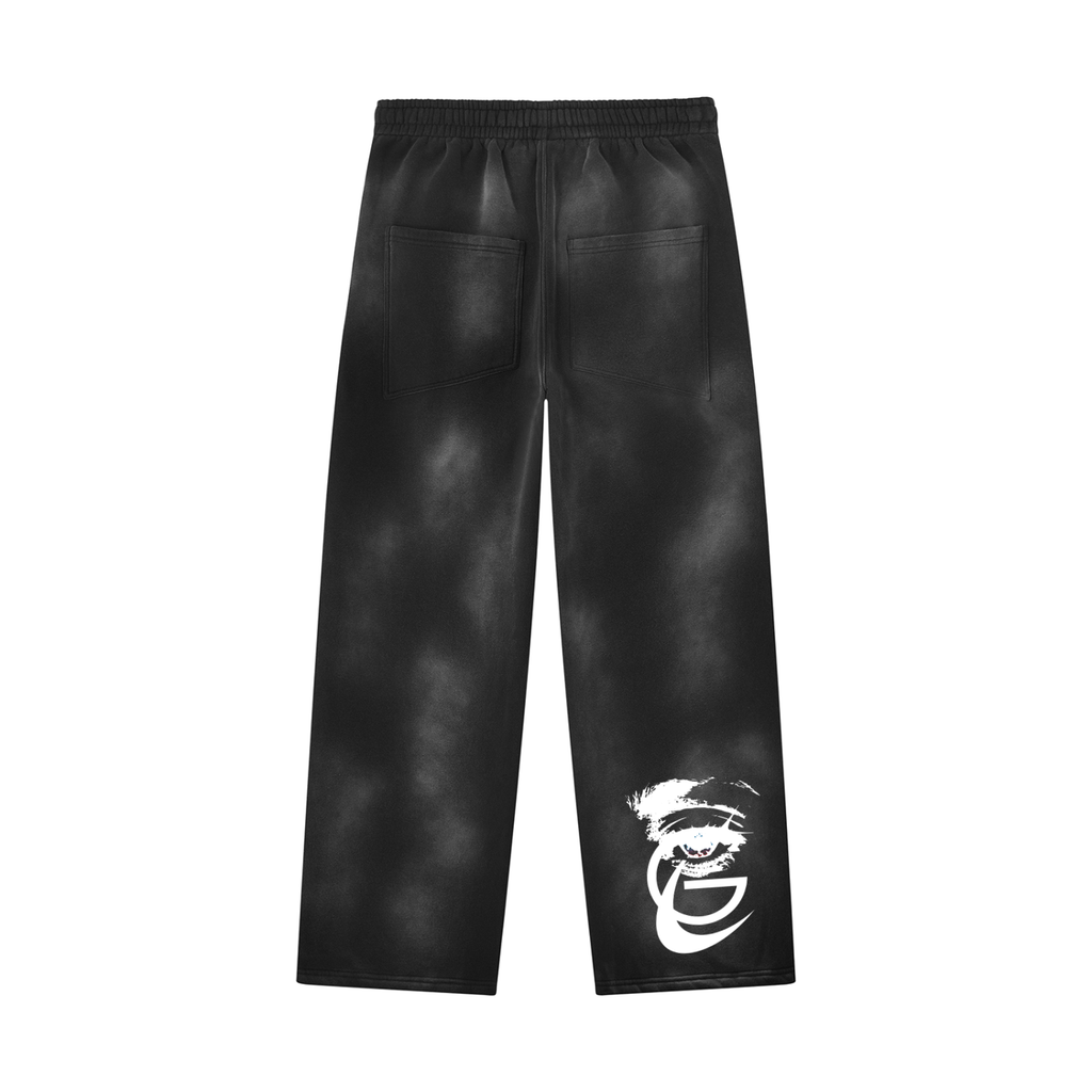 Unisex Sunfade Wide Leg Fleece Sweatpants