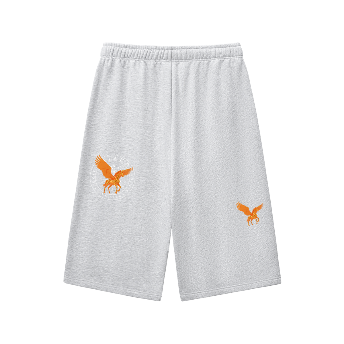Relaxed Drawstring Three-quarter Sweatpants
