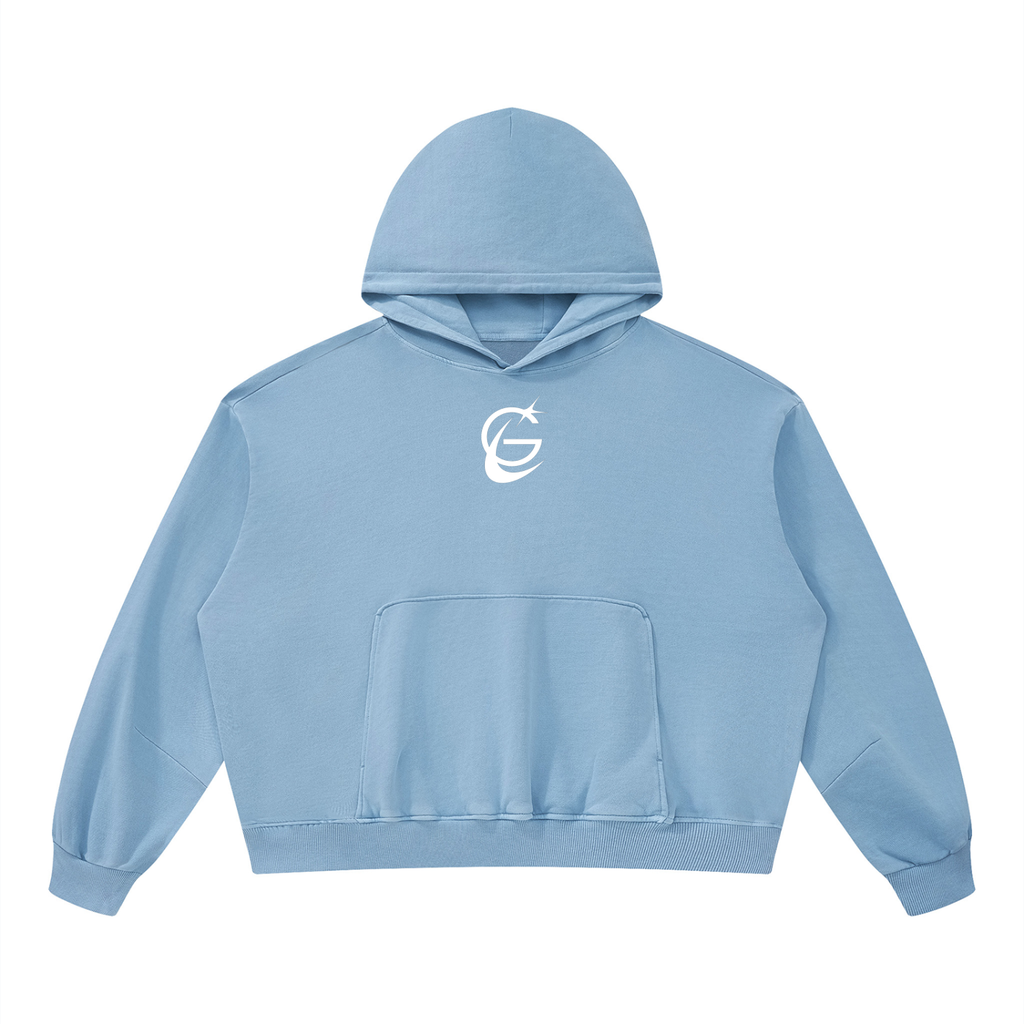 GAFAUDI Unisex Boxy Vintage Washed Hoodie
