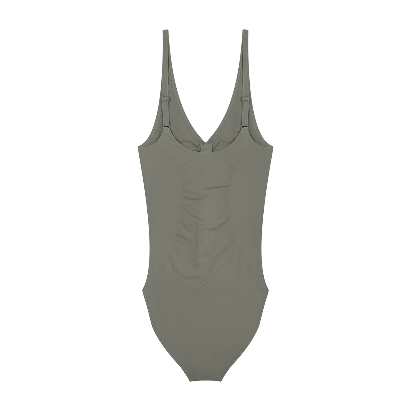 GAFAUDI Women’s Full-Zip Ruched Bodysuit