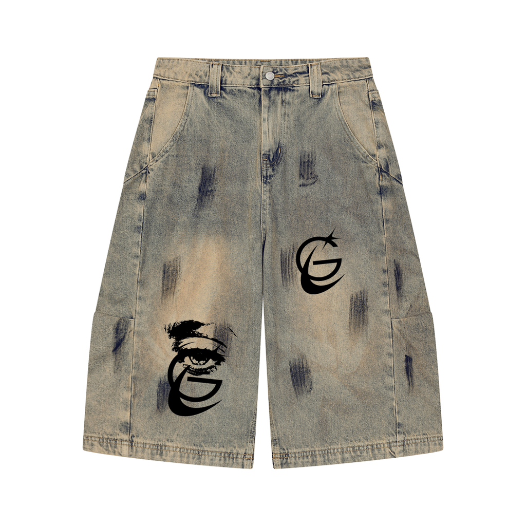 GAFAUDI "Stella Nova" Men’s Vintage Wash Demin Jeans