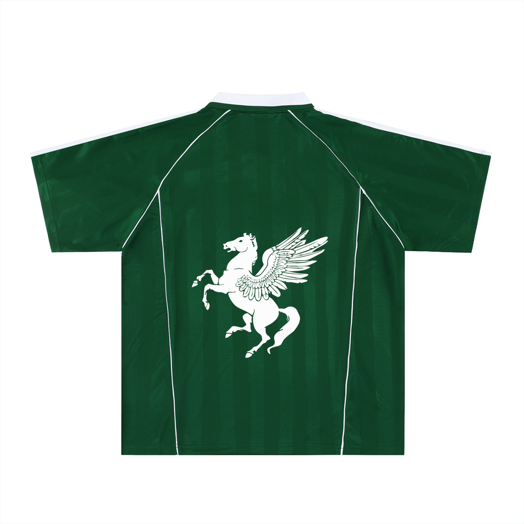 GAFAUDI Shadow Stripe Collared Soccer Jersey