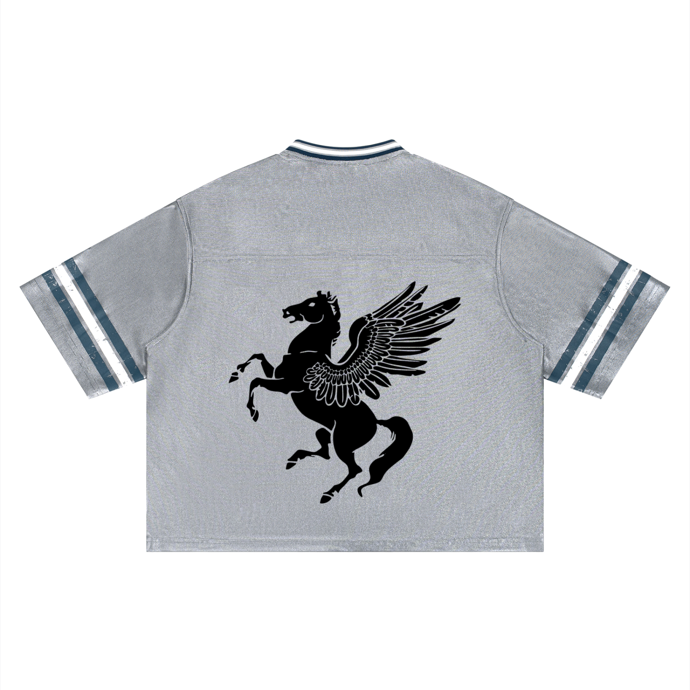 GAFAUDI Unisex Boxy Striped Soccer Jersey