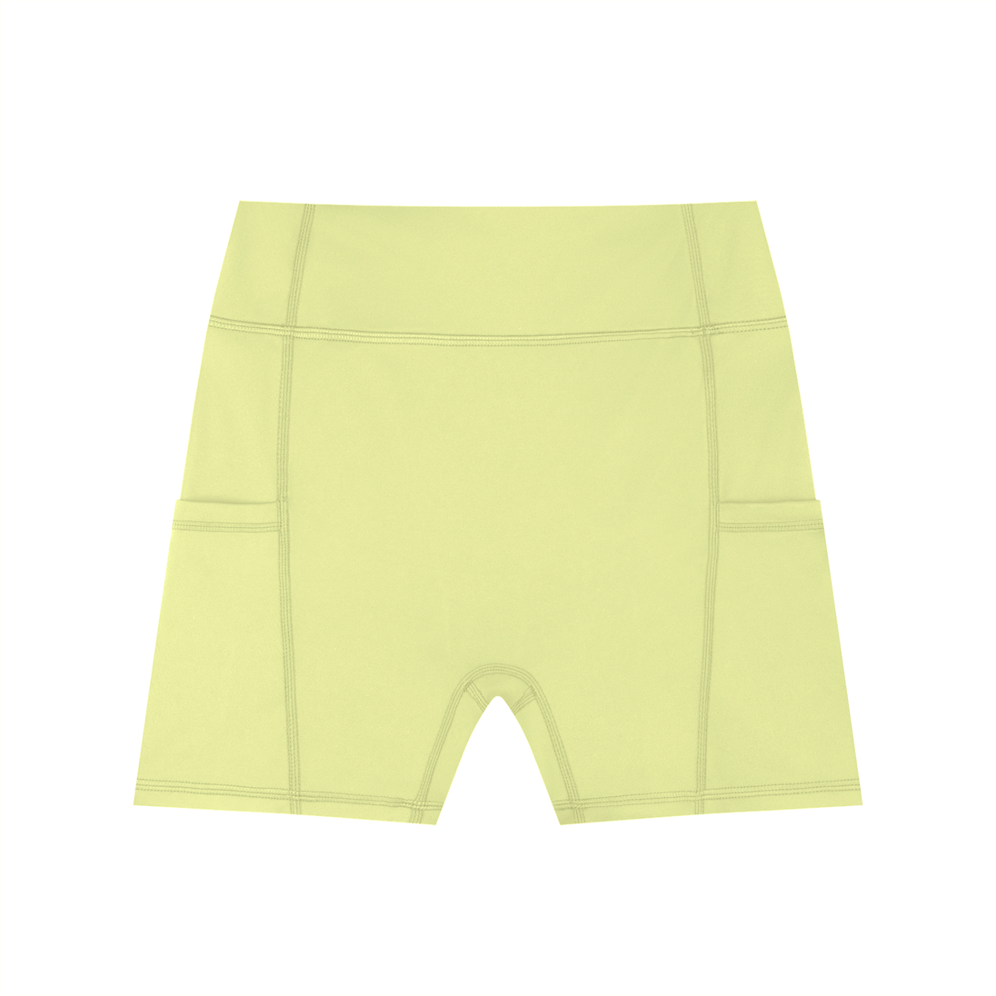 GAFAUDI Women's High-Waisted Pocket Biker Shorts