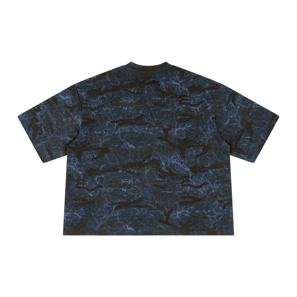 GAFAUDI Unisex Boxy Camo Print T-Shirt