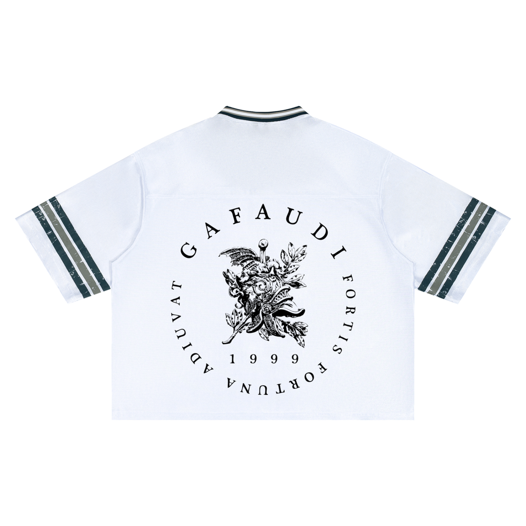 GAFAUDI Unisex Boxy Striped Soccer Jersey