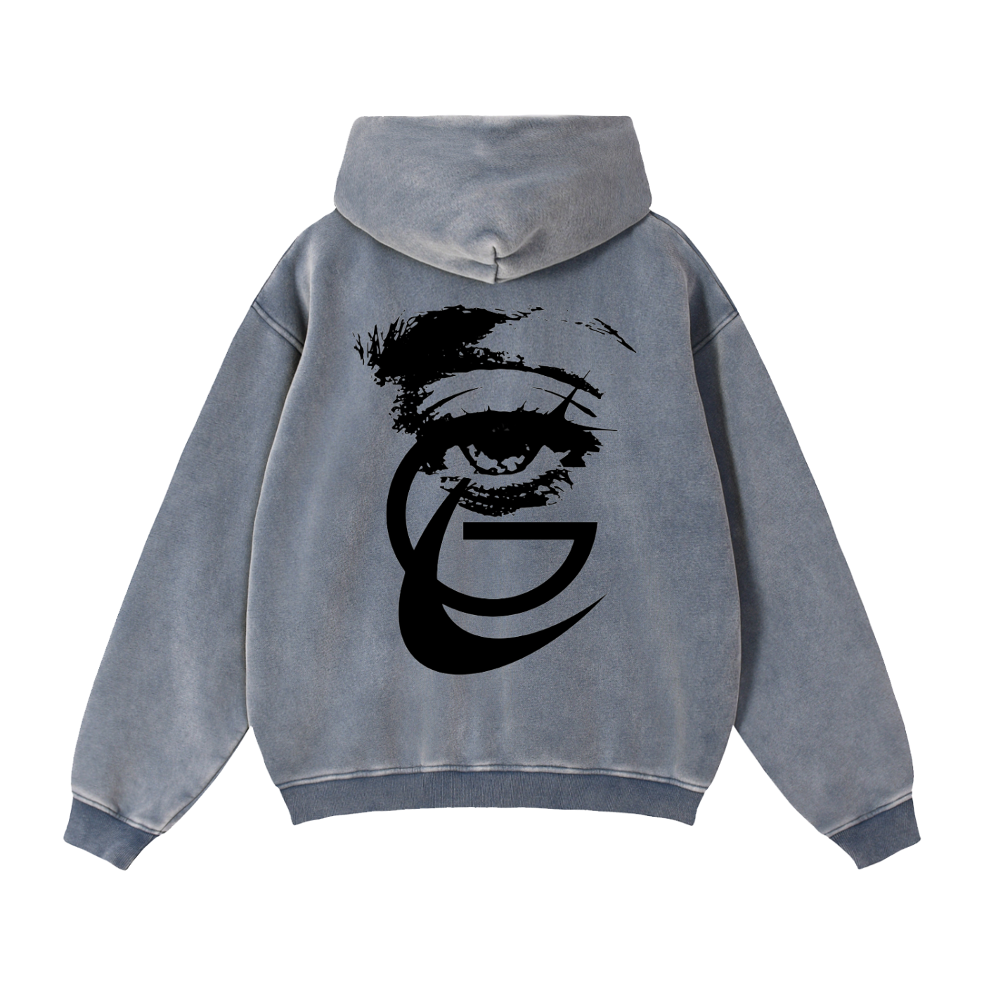 GAFAUDI Zip-Through Boxy Fleece Hoodie
