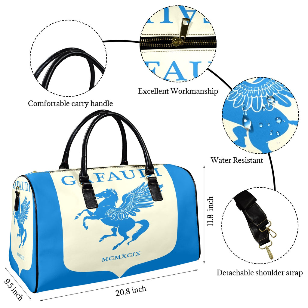 GAFAUDI Leather Travel Bag-Large