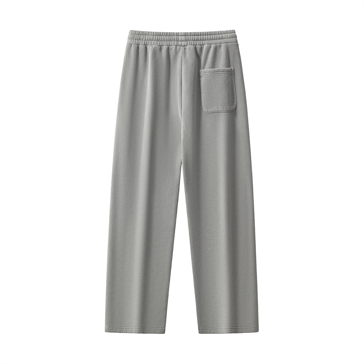 GAFAUDI Frayed Enzyme Washed Fleece Sweatpants