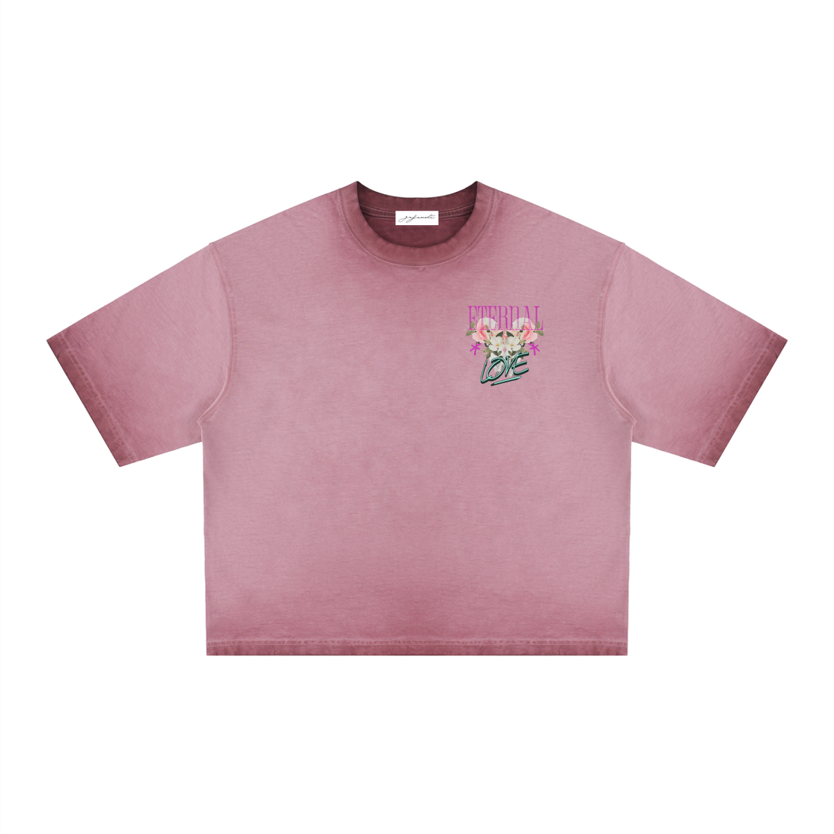 GAFAUDI Unisex Reverse Dyed Boxy T-Shirt