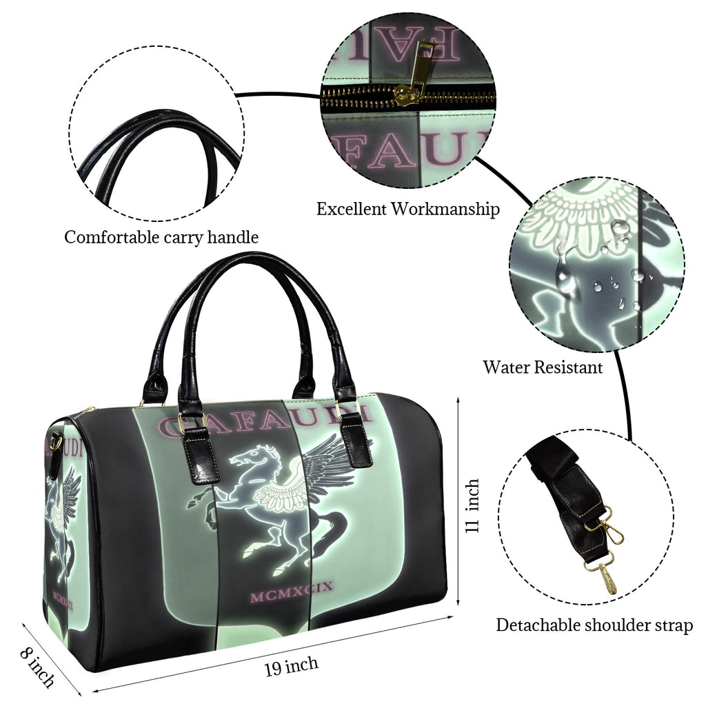 GAFAUDI Leather Travel Bag-Small