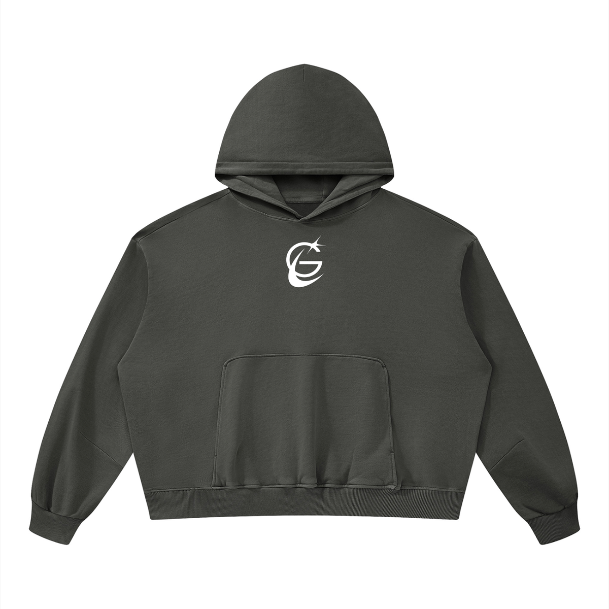 GAFAUDI Unisex Boxy Vintage Washed Hoodie