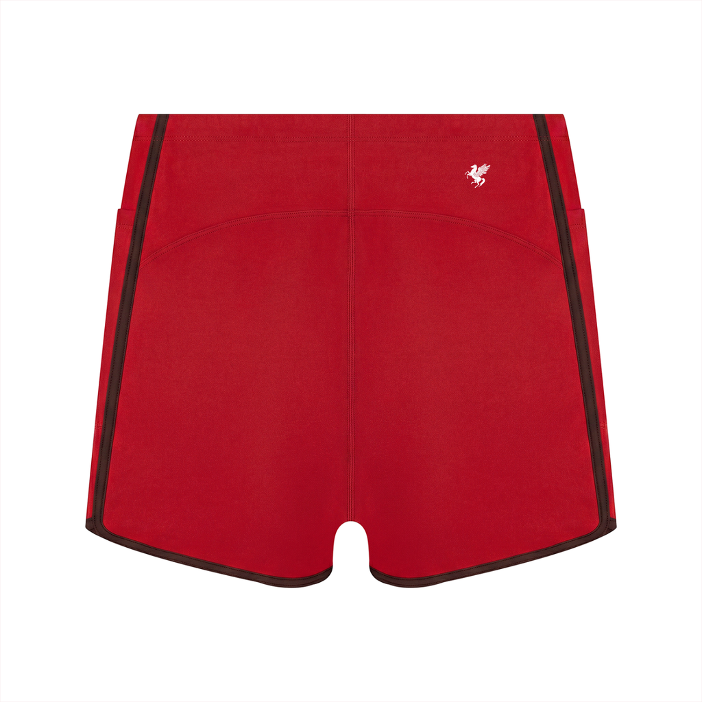 GAFAUDI Women's High Rise Color Block Yoga Shorts