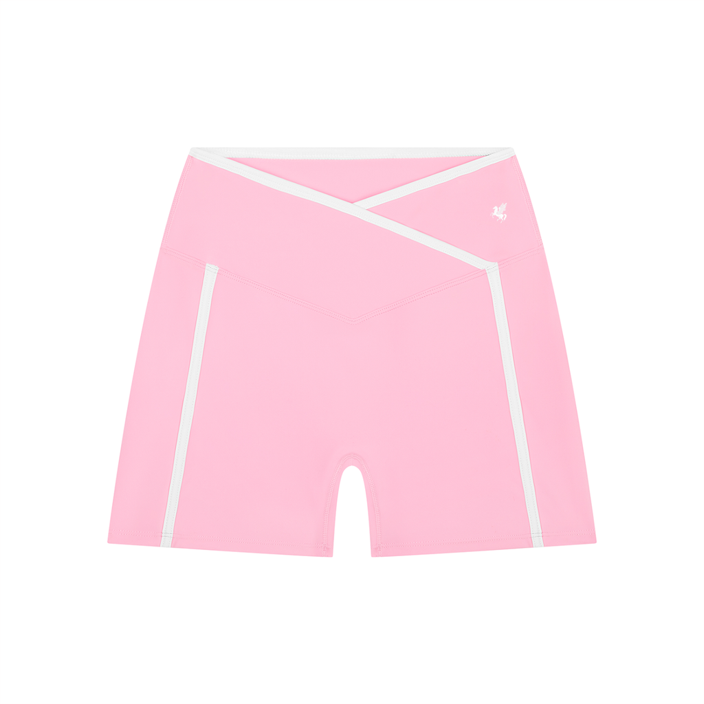 GAFAUDI Women’s High Rise Color Block Yoga Shorts