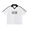 GAFAUDI Contrast Collar Striped Soccer Jersey