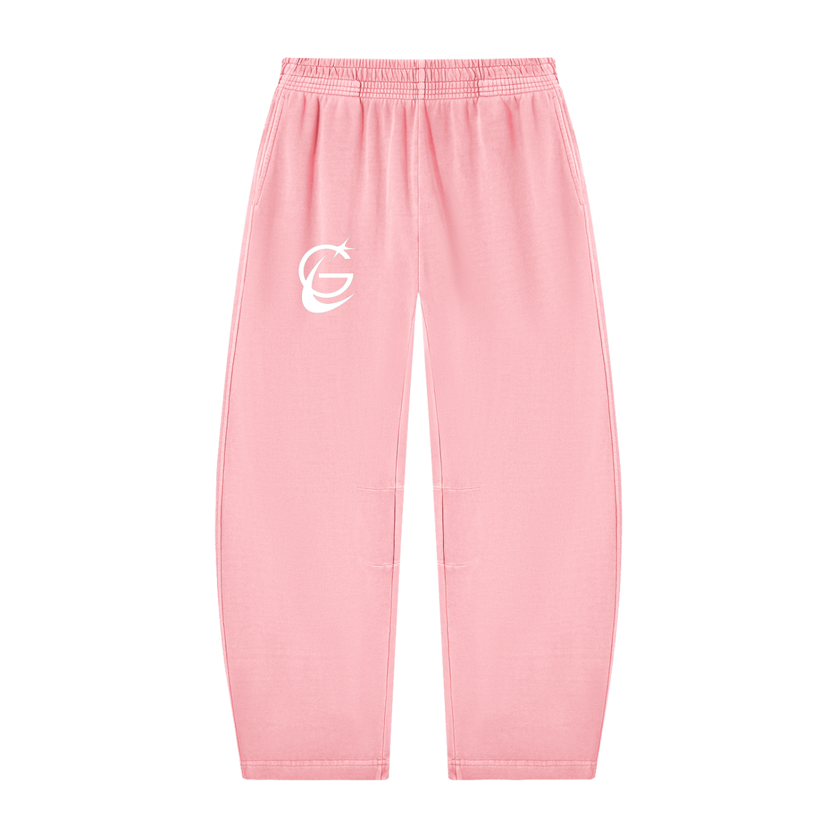 GAFAUDI Unisex Vintage Washed Barrel Leg Sweatpants