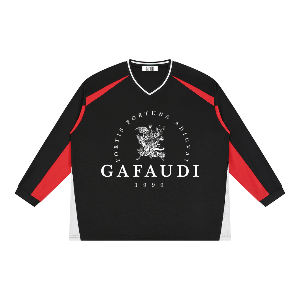 GAFAUDI Unisex Color Block Long Sleeve Jersey