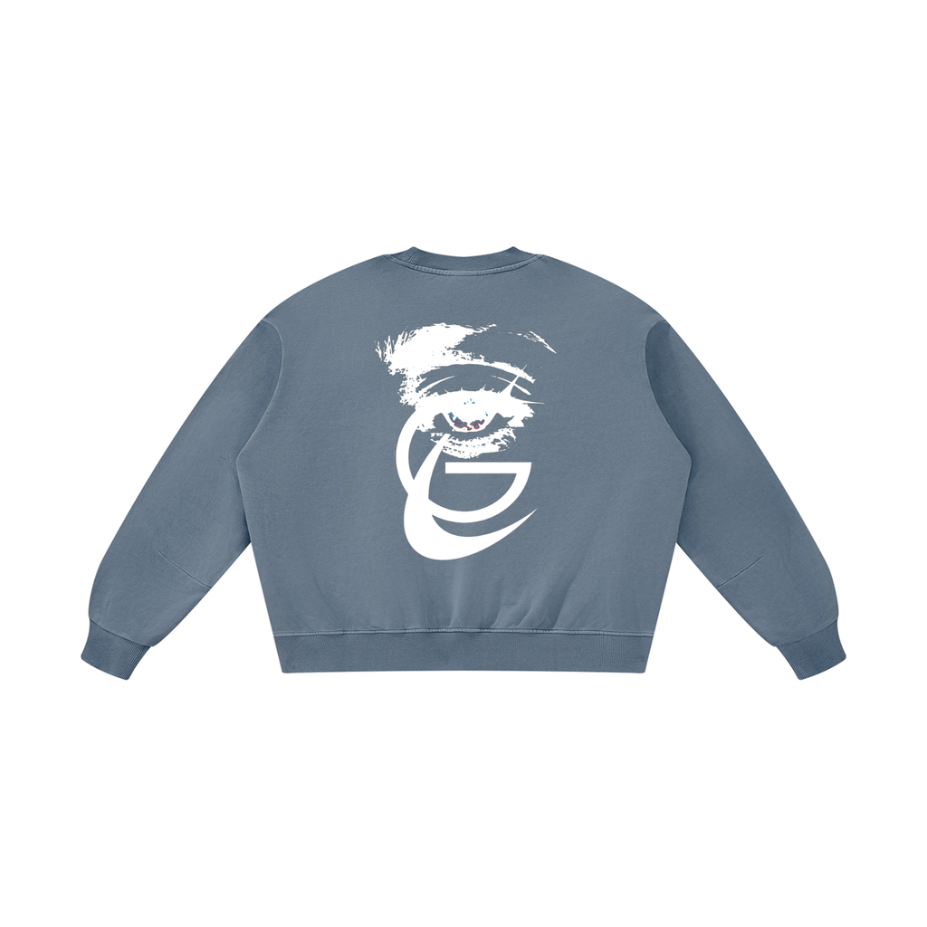 GAFAUDI Unisex Boxy Vintage Washed Sweatshirt