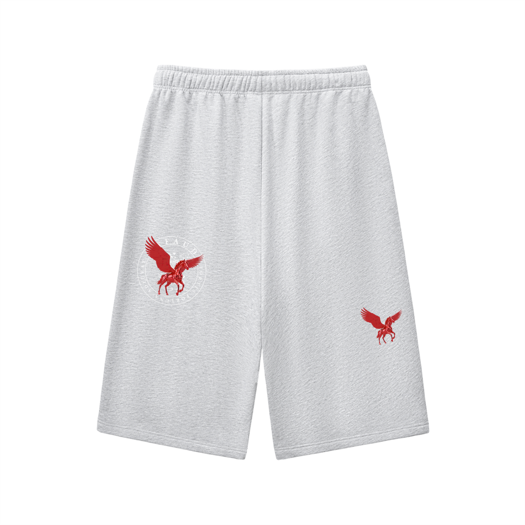 Relaxed Drawstring Three-quarter Sweatpants