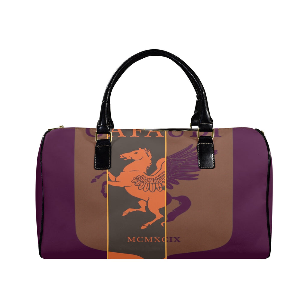 GAFAUDI Leather Travel Bag-Small (Short Patch) (1735)