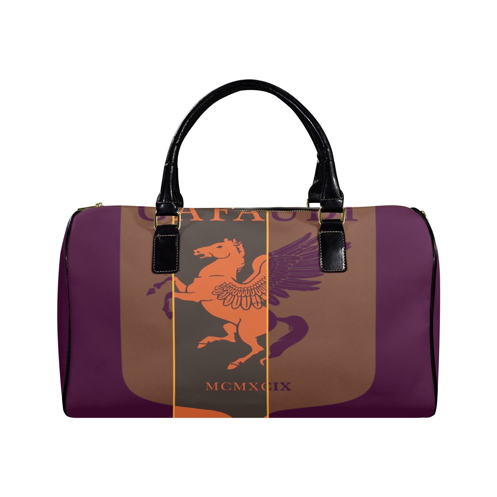 GAFAUDI Leather Travel Bag-Small (Short Patch) (1735)