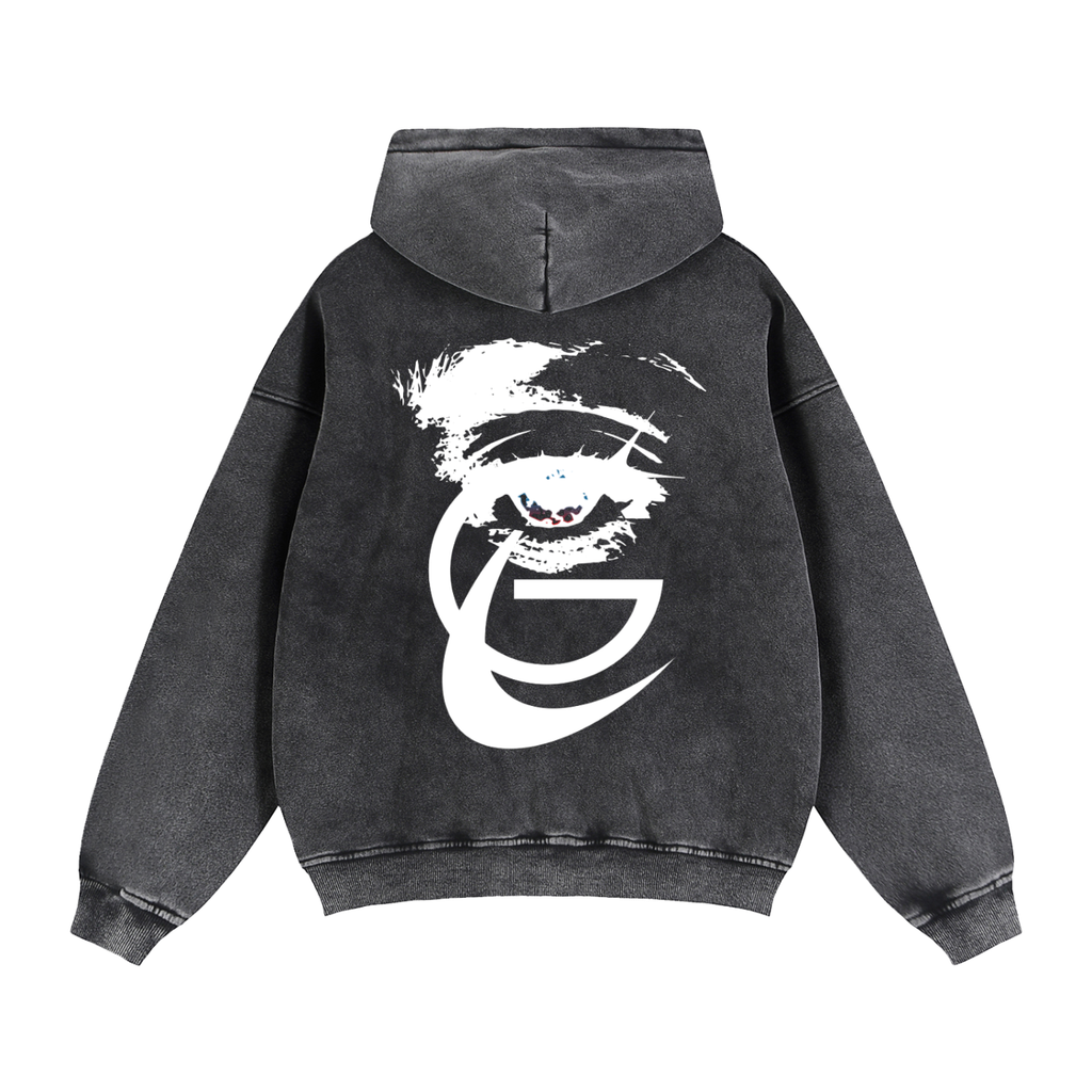 GAFAUDI Zip-Through Boxy Fleece Hoodie