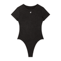 GAFAUDI Women's Mineral Wash Crewneck Bodysuit