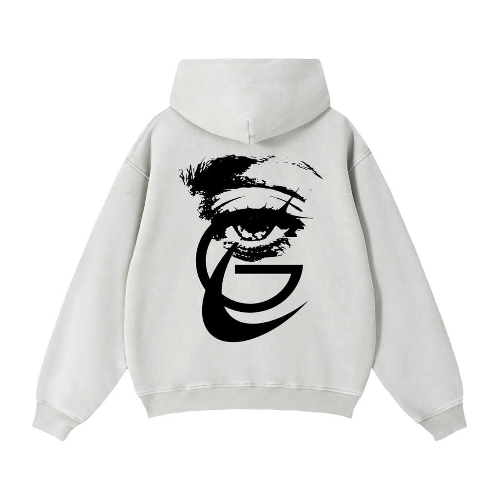 GAFAUDI Zip-Through Boxy Fleece Hoodie