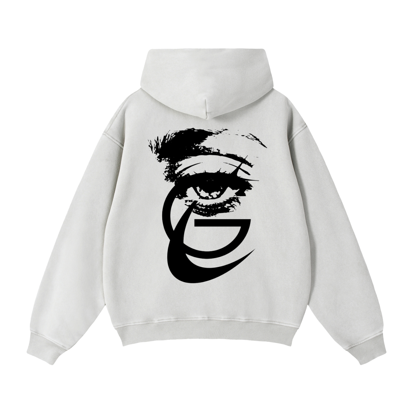 GAFAUDI Zip-Through Boxy Fleece Hoodie
