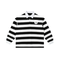 GAFAUDI Color Block Stripe Polo Shirt