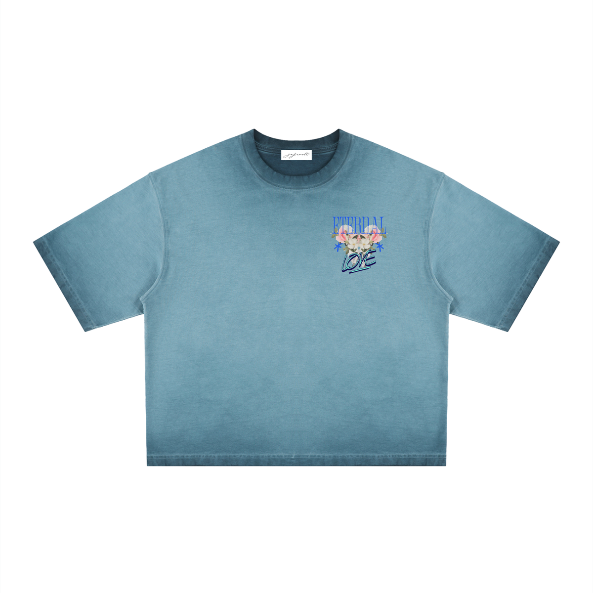 GAFAUDI Unisex Reverse Dyed Boxy T-Shirt