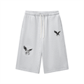 Relaxed Drawstring Three-quarter Sweatpants