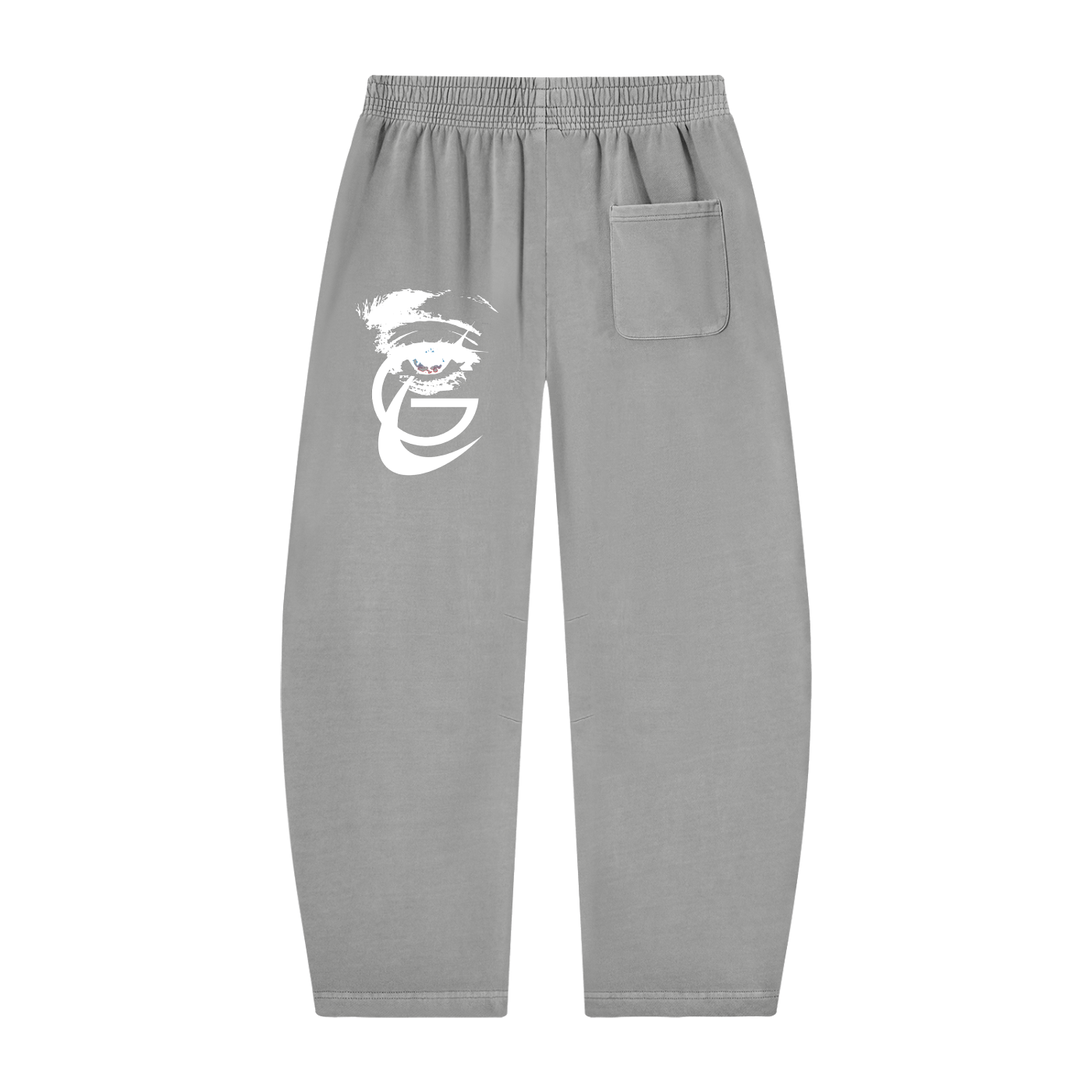 GAFAUDI Unisex Vintage Washed Barrel Leg Sweatpants