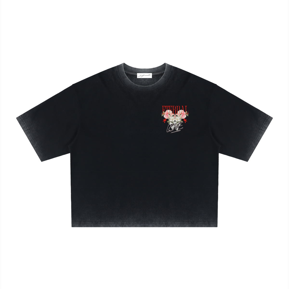 GAFAUDI Unisex Reverse Dyed Boxy T-Shirt
