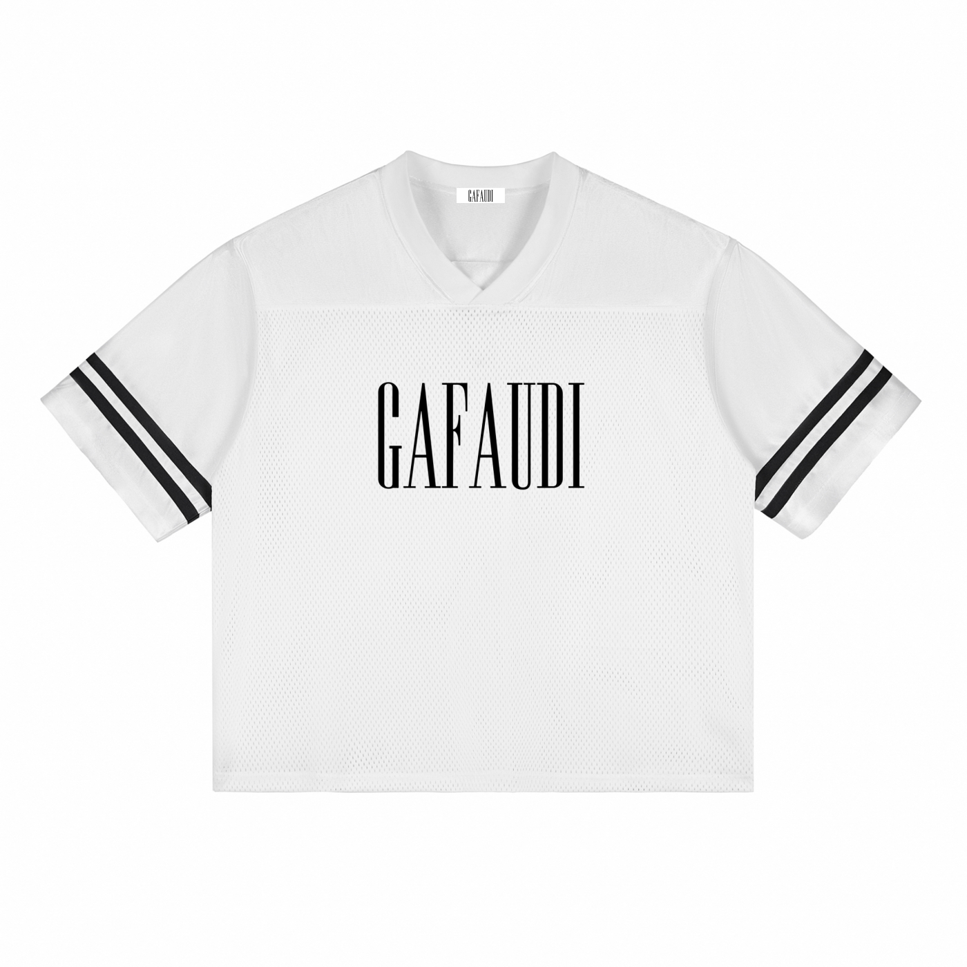 GAFAUDI Taped Jersey Mesh T-Shirt