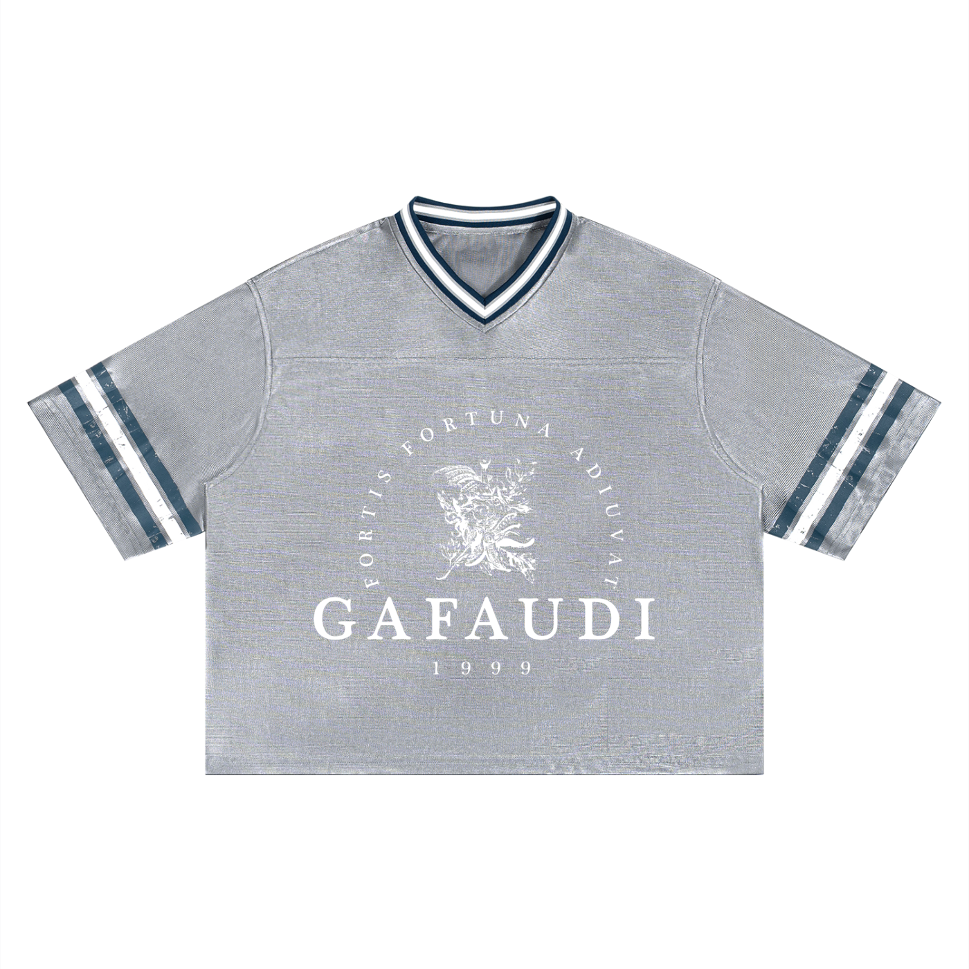 GAFAUDI Unisex Boxy Striped Soccer Jersey